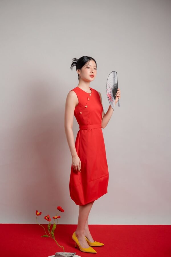 Sansan Red Cheongsam