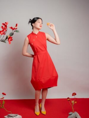 Sansan Red Cheongsam