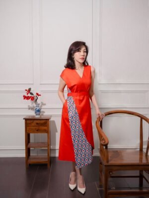 Yuan Pattern Dress