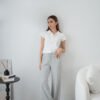 Ecru Basic Longpants